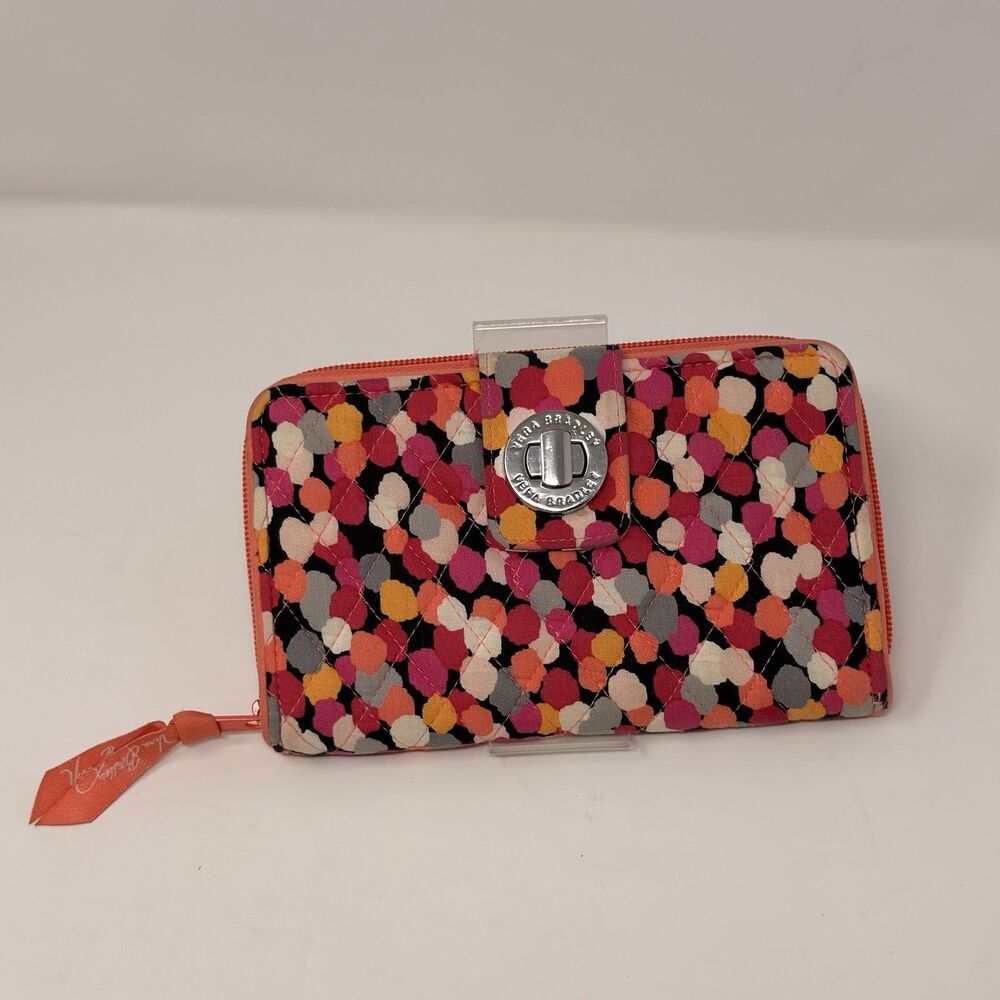 VERA BRADLEY Pixie Confetti Pattern Ziparound & T… - image 1